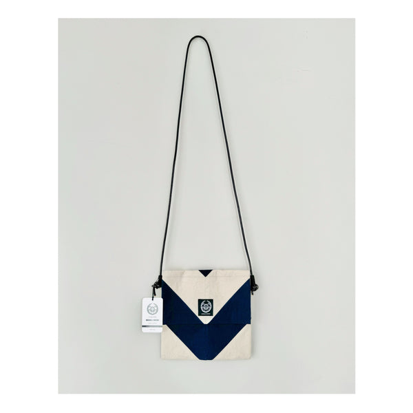 Aoyama Daruma indigo dye patchwork shoulder bag パッチワーク 藍染 ショルダーバッグ