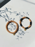 Aoyama Daruma persimmon dye bracelet 柿渋染めブレスレット