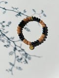 Aoyama Daruma persimmon dye bracelet 柿渋染めブレスレット