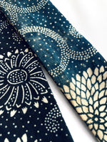 Aoyama Daruma indigo dye kofu petit scarf necktie 藍染 古布 スカーフ ネクタイ
