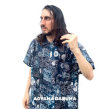 Aoyama Daruma  Kofu Patchwork printed aloha shirt 古布 プリント アロハシャツ【Pre-order/受注生産 OK】